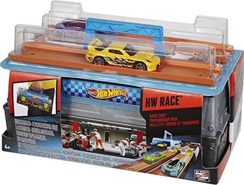 Hot Wheels Race Case Track Set Con 2 Autos Hot Wheels, Doble