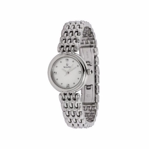 Reloj Bulova Diamond 96p122 Mujer Original Agente Oficial