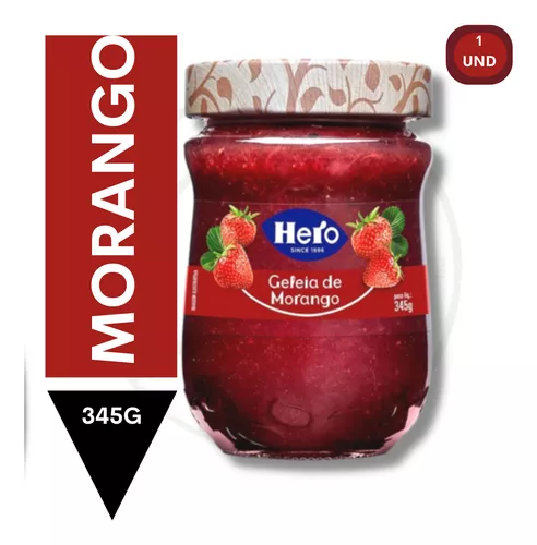 Geleia Morango Hero 345g - queensberry