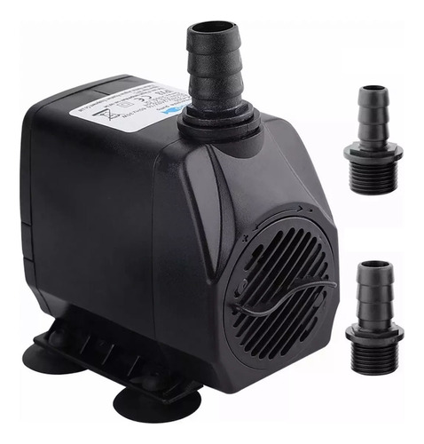 3m Bomba Agua Sumergible Fuente Pecera Acuario 3000l/h 65w