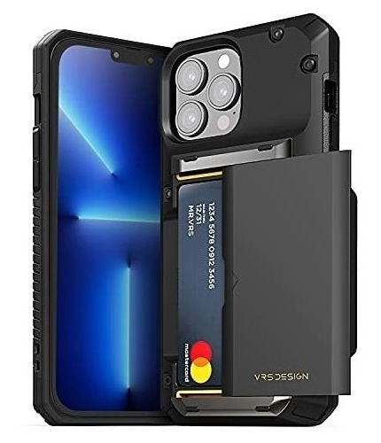 Funda Protectora Para iPhone 13 Pro Max Para 4 Tarjetas