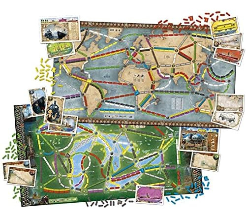 Juego De Mesa Ticket To Ride Rails & Sails | Juego De Estrat