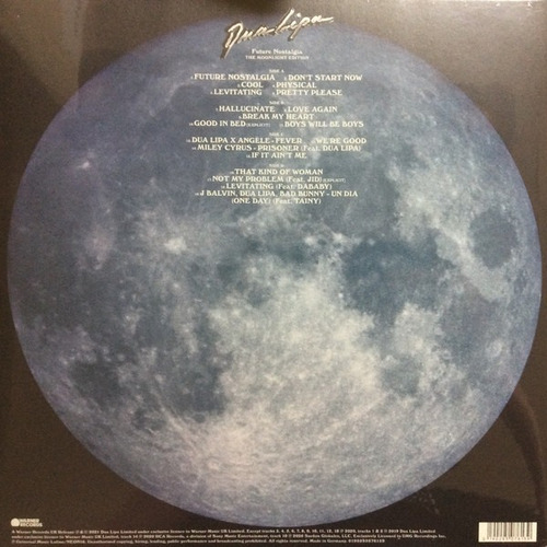 Dua Lipa Future Nostalgia Moonlight Edition Vinilo Doble