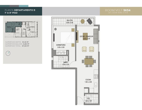 Imagen 12 de 12 de Departamento - Villa Urquiza