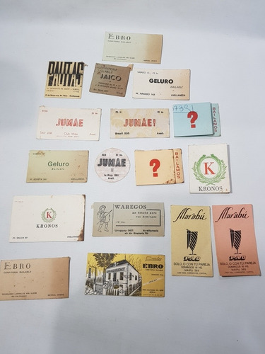 Imagen 10 de 10 de Antiguas Entradas Bailables Boliches 1970 Zona Sur Mag 57956