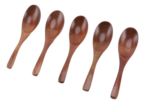 Cucharas De Madera Topincn, 5 Unidades, 6 Pulgadas, Estilo J