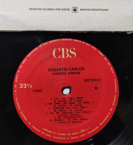 Roberto Carlos Canta En Español Vol 2 Lp Import De Coleccion (Usado)