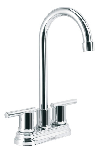 Mezcladora Cromo 4' Para Lavabo Cuello Tipo Bar, Element