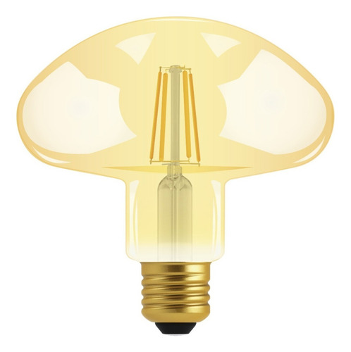 Lámpara Led Osram Vintage Mushroom Ambar 2w Luz Cálida