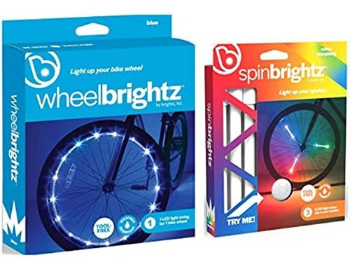 Brightz Combo De Luces Led Para Rueda De Bicicleta Y Tubos 