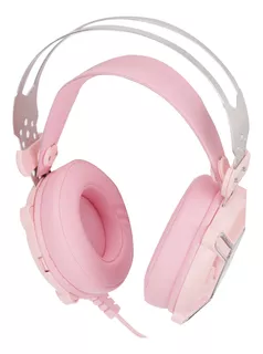 Auriculares Rgb Pink Game Headphone H9 Con Sonido Envolvente