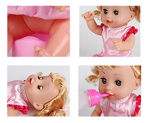 New Niña Muñeca Cochecito Niños Juego De Imaginación Juguete