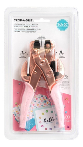 Crop-a-dile Hole Punch & Eyelet Setter Pink