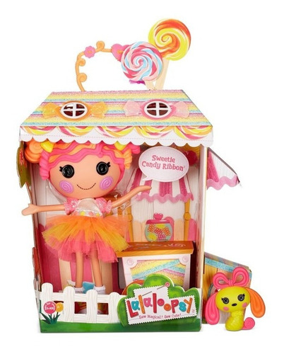 Lalaloopsy Muñeca Sweetle Candy Ribbon Con Mascota 2021