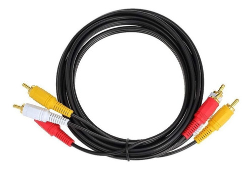 Cable Rca Audio Y Video 3 Mts Somos Tienda