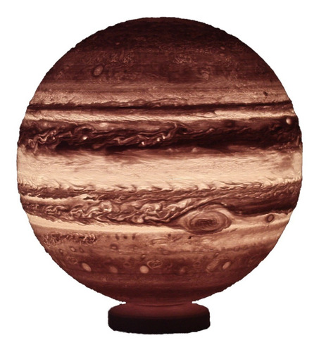Lampara Velador Jupiter 14 Cm Astrolampara Planeta 