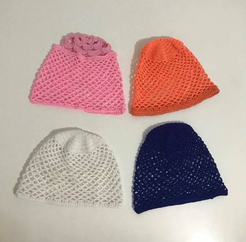 Gorro Tejido Crochet Para Niñas Y Damas