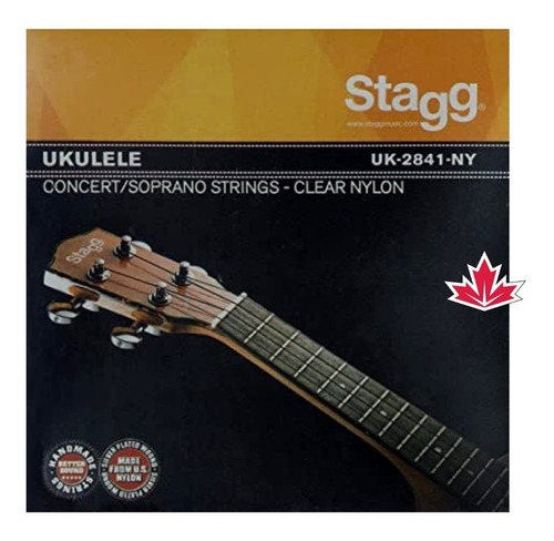 Encordoamento Ukulele Concert E Soprano Stagg Uk2841 Ny