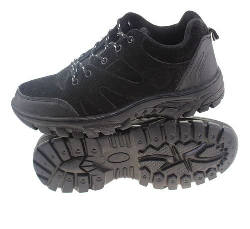 Zapatilla Negro Vía Franca Art. 8sxr77022bl