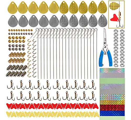 Kit De Fabricación Señuelos Pesca, 231pcs, Cucharilla