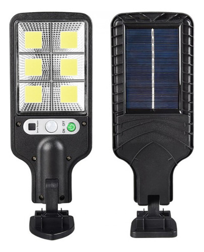 Lampara Panel Solar Exteriores Led Y Sensor Fachadas Pared