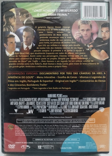 Dvd Onze Homens E Um Segredo Original Novo Lacrado