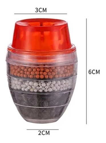 Imagen 5 de 10 de Filtro X3 Purificador Agua Pico Canilla Carb Activado Cocina