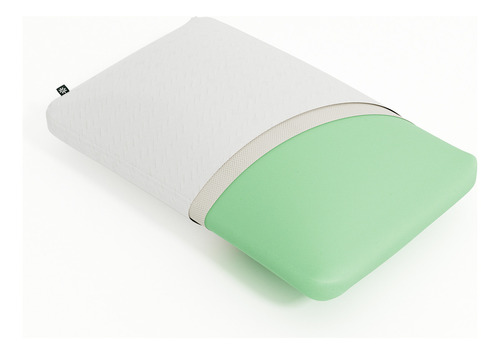 Almohada Cool Series Green Tea Memory Foam Zinus 40x60cm Color Blanco