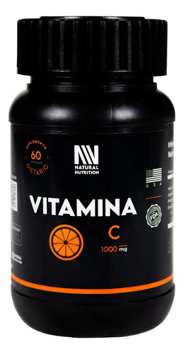 Natural Nutrition Vitamina C Con Rose Hips Suplemento 60c