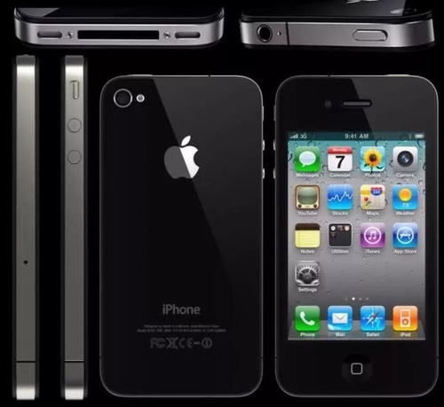 Celular iPhone 4s 16gb Original Caja Gen. Calidad Negro  (Reacondicionado)