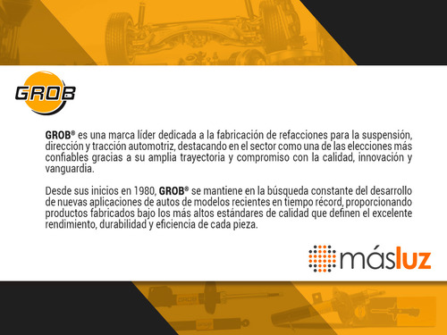 2- Mazas Rueda Traseras Promaster 1500 2014/2023 Grob