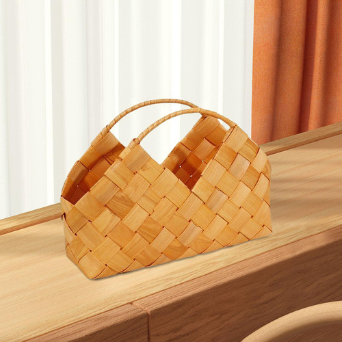 Cesta De Flores Tejida A Mano, Caja De Arreglo Floral,