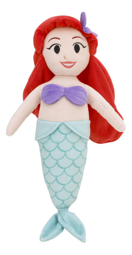 Princesa De Disney Ariel Red, Lavender Y Aqua Super Soft Plu