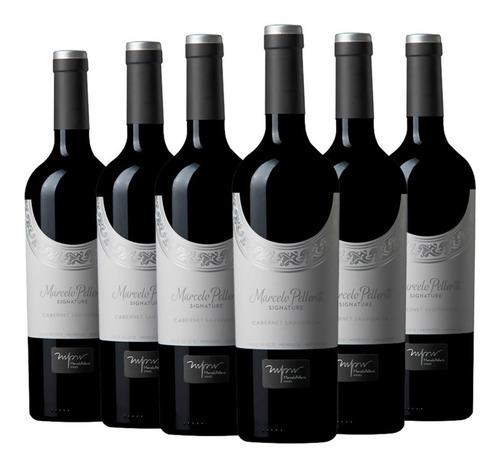 Imagen 1 de 10 de Vino Marcelo Peleritti Signature Cabernet Sauvignon X 6 --