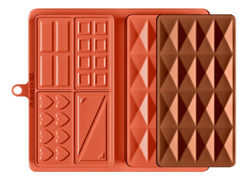 Molde De Chocolate De Silicona Molde De Barra De Chocolate M