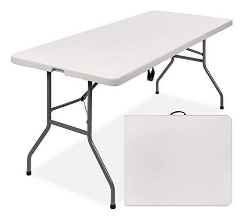 Mesa Plegable De Plástico 6ft Para Interiores Y Exteriores