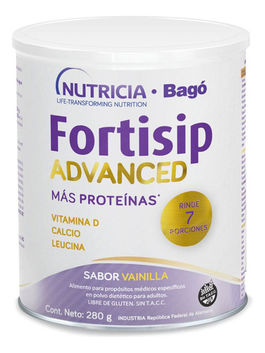 Suplemento Nutricional Fortisip Advance Vainilla X 280 G