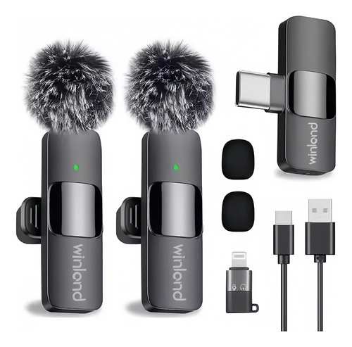 Micrófono Lavalier Inalámbrico Profesional Para Celular Ios