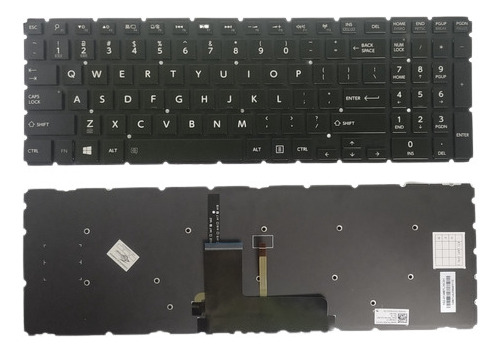 Teclado Toshiba Radius P55w-c C55-c L55-c L55d-c l55w-c Ingl