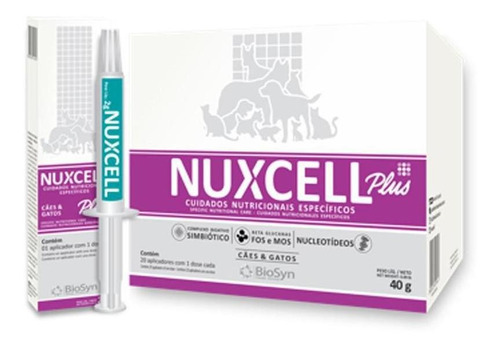Nuxcell Plus Ampola 2g Suplemento Vitamínico Biosyn