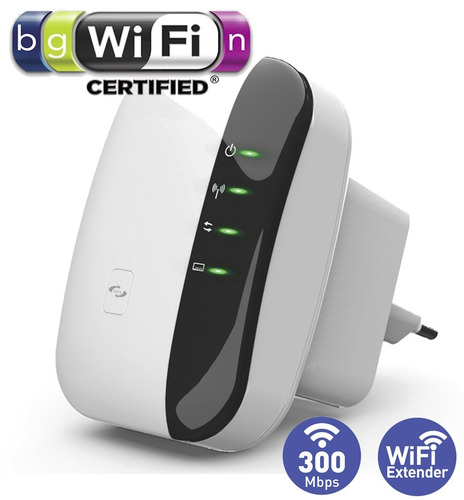 Imagen 2 de 8 de Extensor Repetidor Wifi 300 Mbps Inalambrico Gtia 2 Años ®