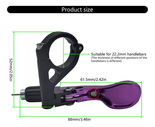 (r) Tija De SillĂn, Maneta De Cambios Remota Para Bicicleta,