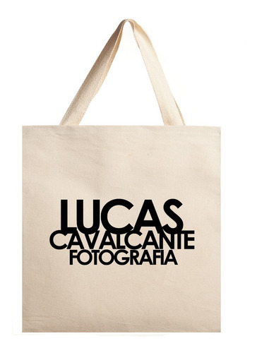 50 Sacolas 38x40 (ecobag) Personalizadas Tecido Algodão Cru