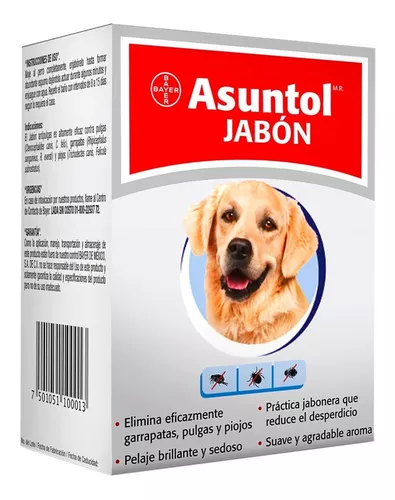 Asuntol Jabon Bayer 100gr Pulgas Garrapatas Piojos | MercadoLibre