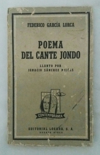 Poema Del Cante Jondo Federico Garcia Lorca 1957