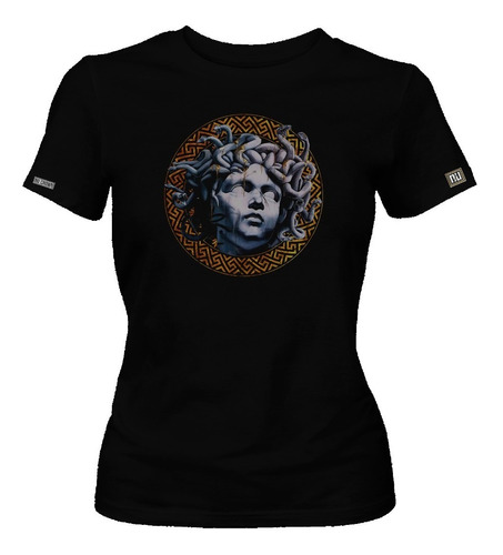 Camiseta Medusa Griega Estatua Serpientes Dama Mujer Inp Dbo