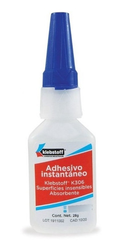 Imagen 1 de 1 de Adhesivo De Cianoacrilato 28gr (compite Con: Loctite® 406)