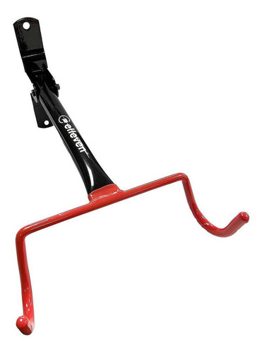 Imagem 1 de 5 de Suporte De Parede Retrátil Bike Elleven Preto/ Vermelho