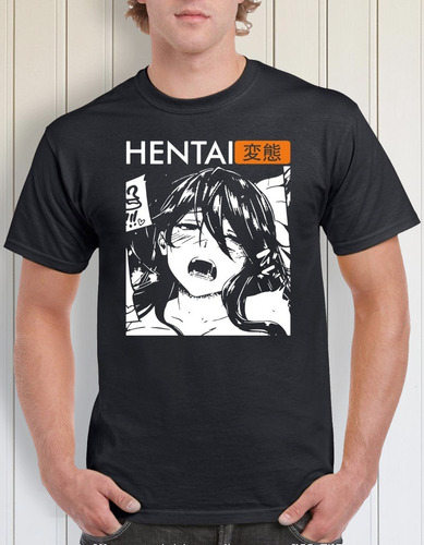 Playera Hentai Hub Sexy Face Waifu Material Anime Geek A2350