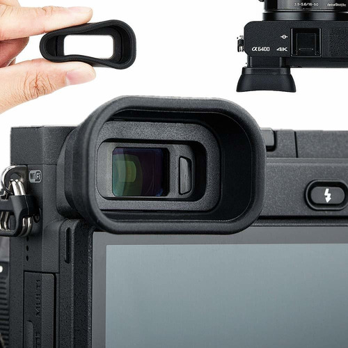 Visor Camara Silicona Suave Para Sony Protector Ojo Fda